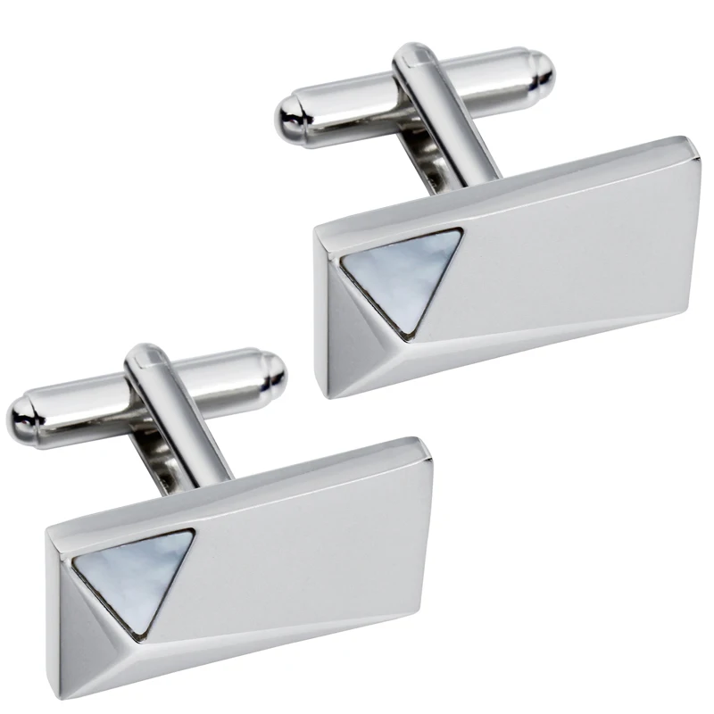 HAWSON Fashion Cufflinks for Men Square Jewelry Cuff Links with Crystal Wedding Dress Button Nice Box | Украшения и аксессуары
