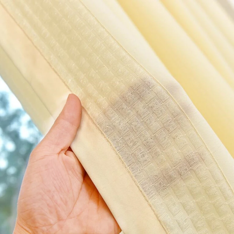 Чисто белые шторы жаккардовые занавески современные окна гостиная для спальни