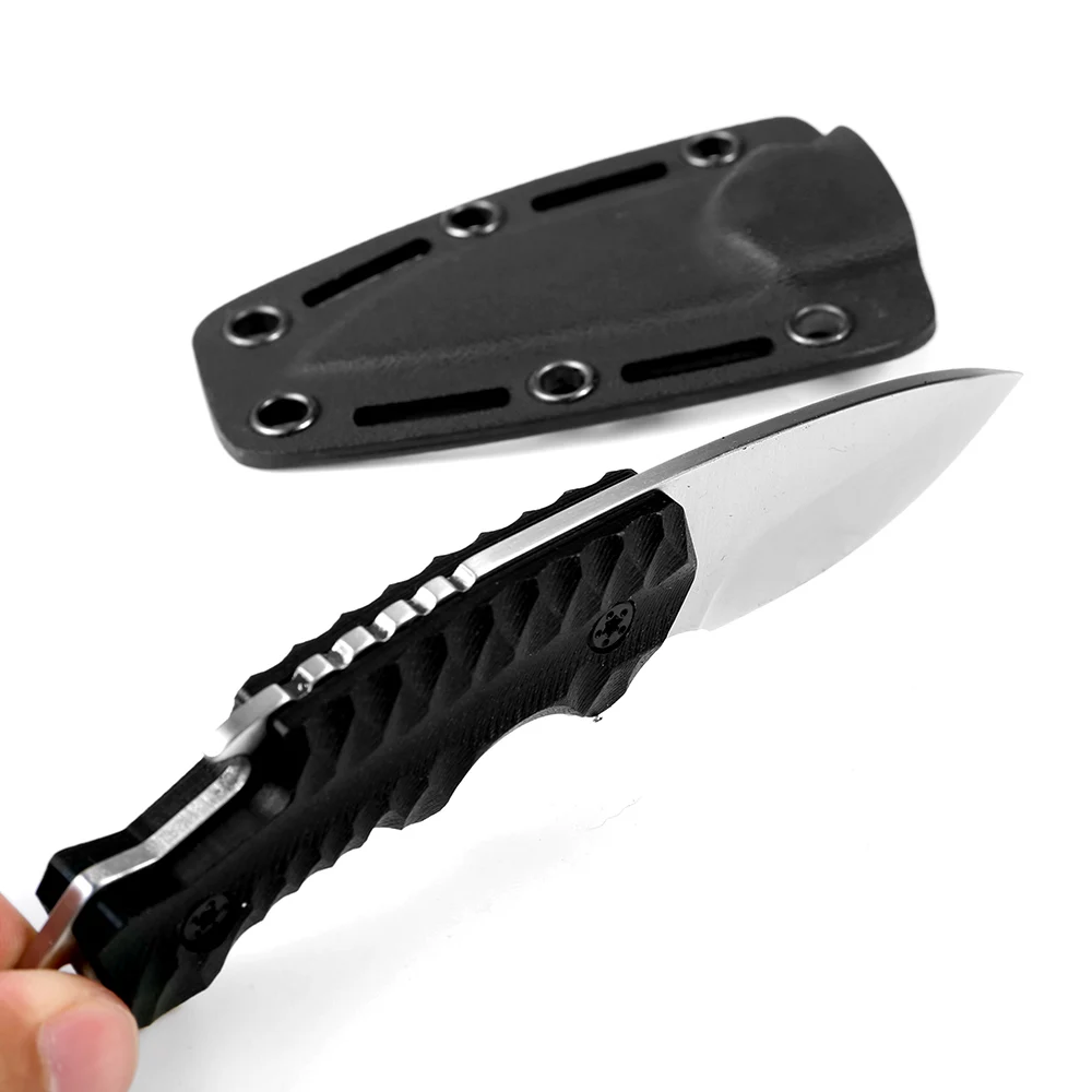 KKWOLF Karambit тактический нож открытый выживания кемпинга самообороны резки фиксированным лезвием высокой твердости нож защитный чехол CN