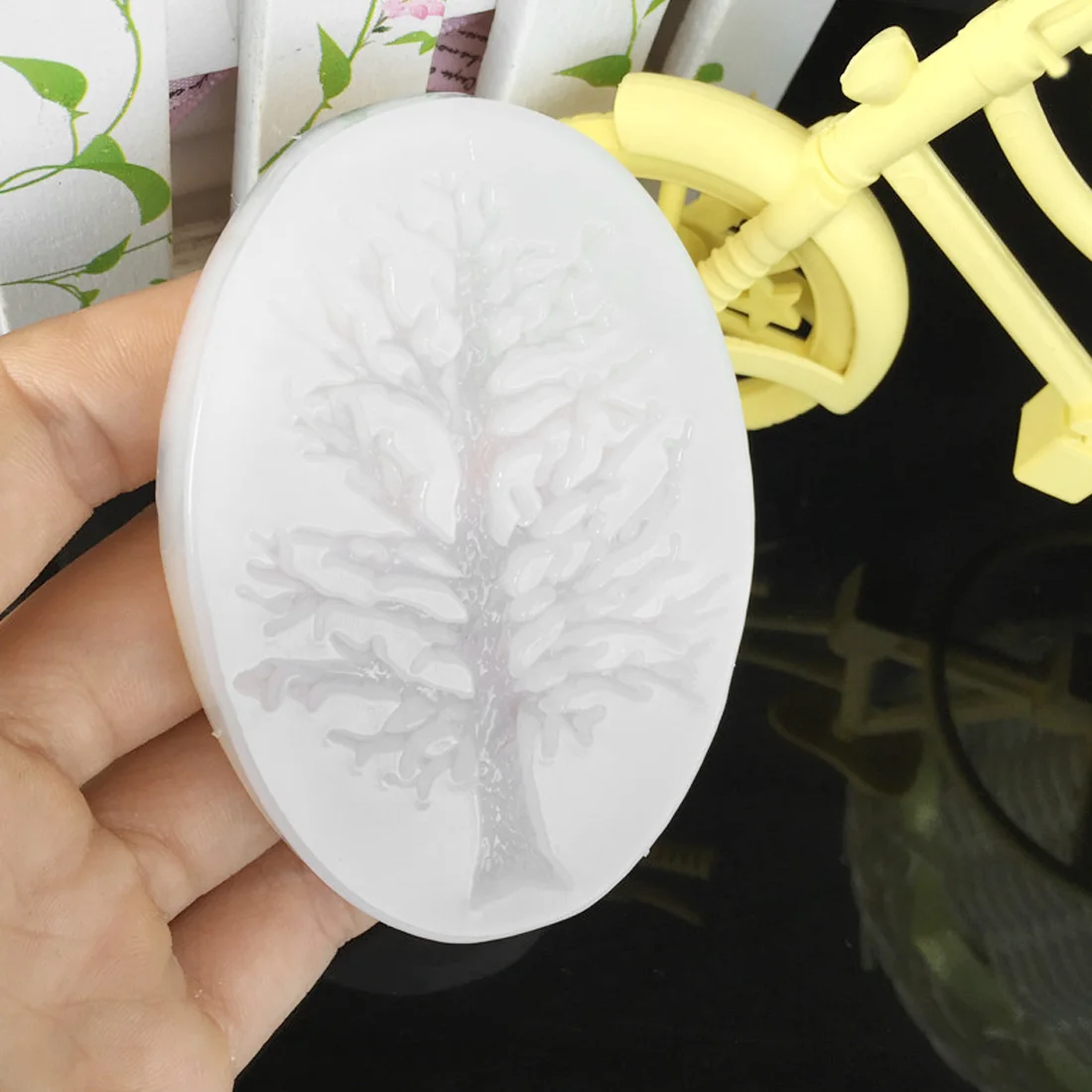 1 шт. DIY формы для выпечки рождественской елки, глиняная форма, глиняная форма, Жидкая силиконовая смола, ювелирные изделия, кулон, ожерелье, полимерные формы для ювелирных изделий