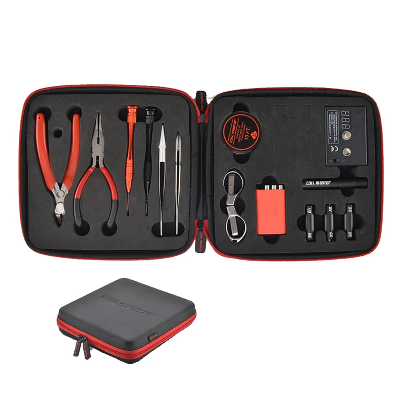 Coil Master DIY Набор инструментов для электронной сигареты аксессуары инструмент все