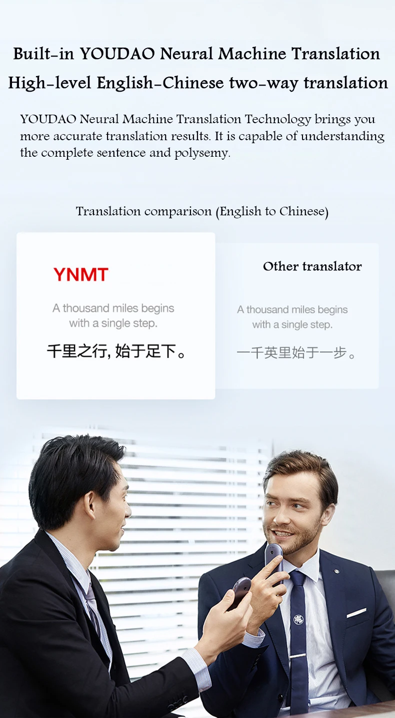 YOUDAO Translator 2,0 pro китайский английский Японский Корейский офлайн переводная машина фото переводческое устройство