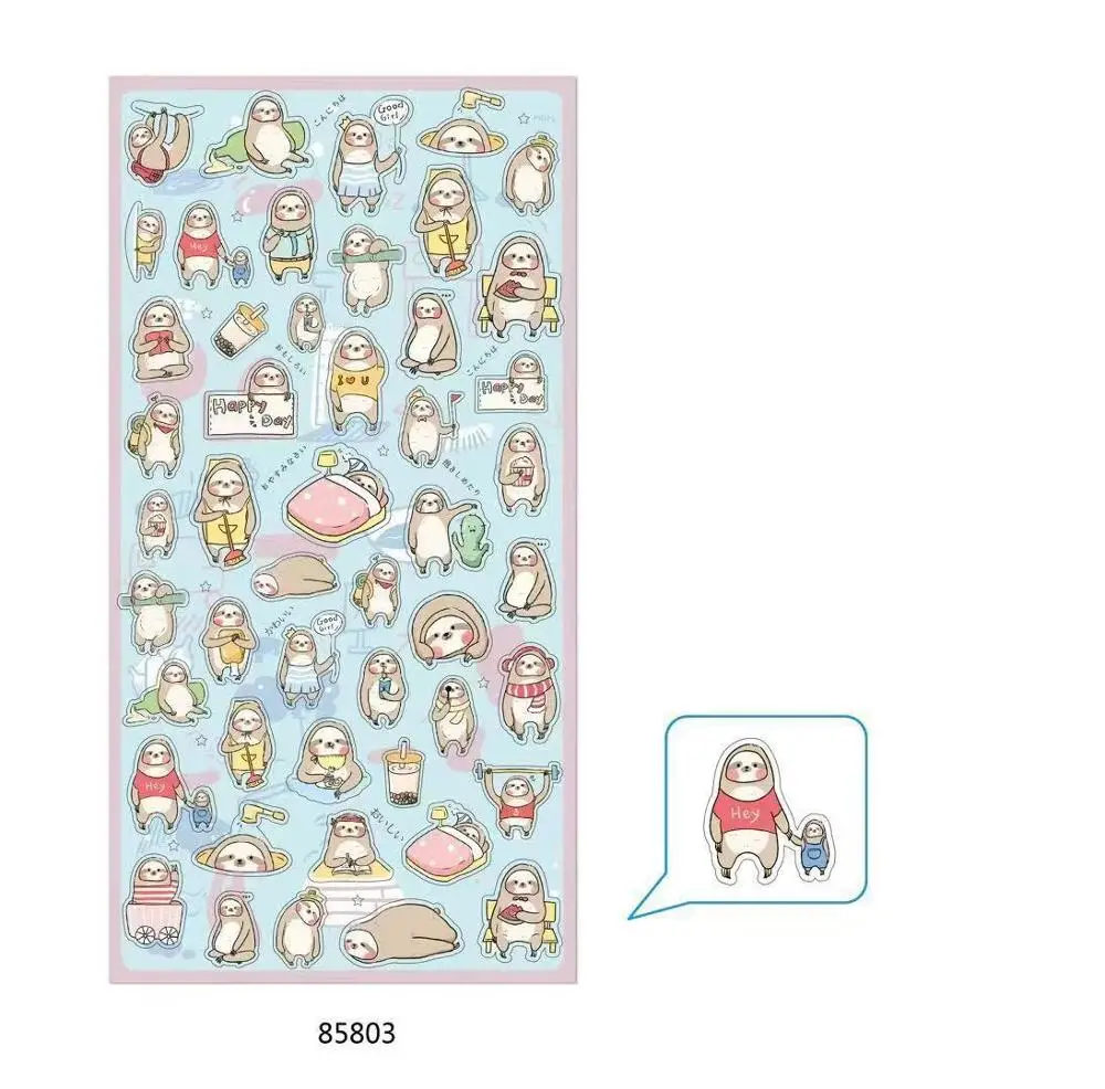 Милый Единорог обезьяна десерт суши серии стикер украшения ПВХ Скрапбукинг Канцтовары планировщик стикер s - Цвет: F