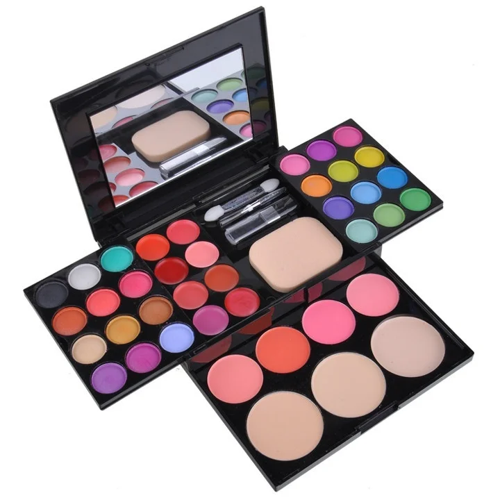 Горячая 39 цветов Тени для век макияж Палитра набор основа Румяна Косметика