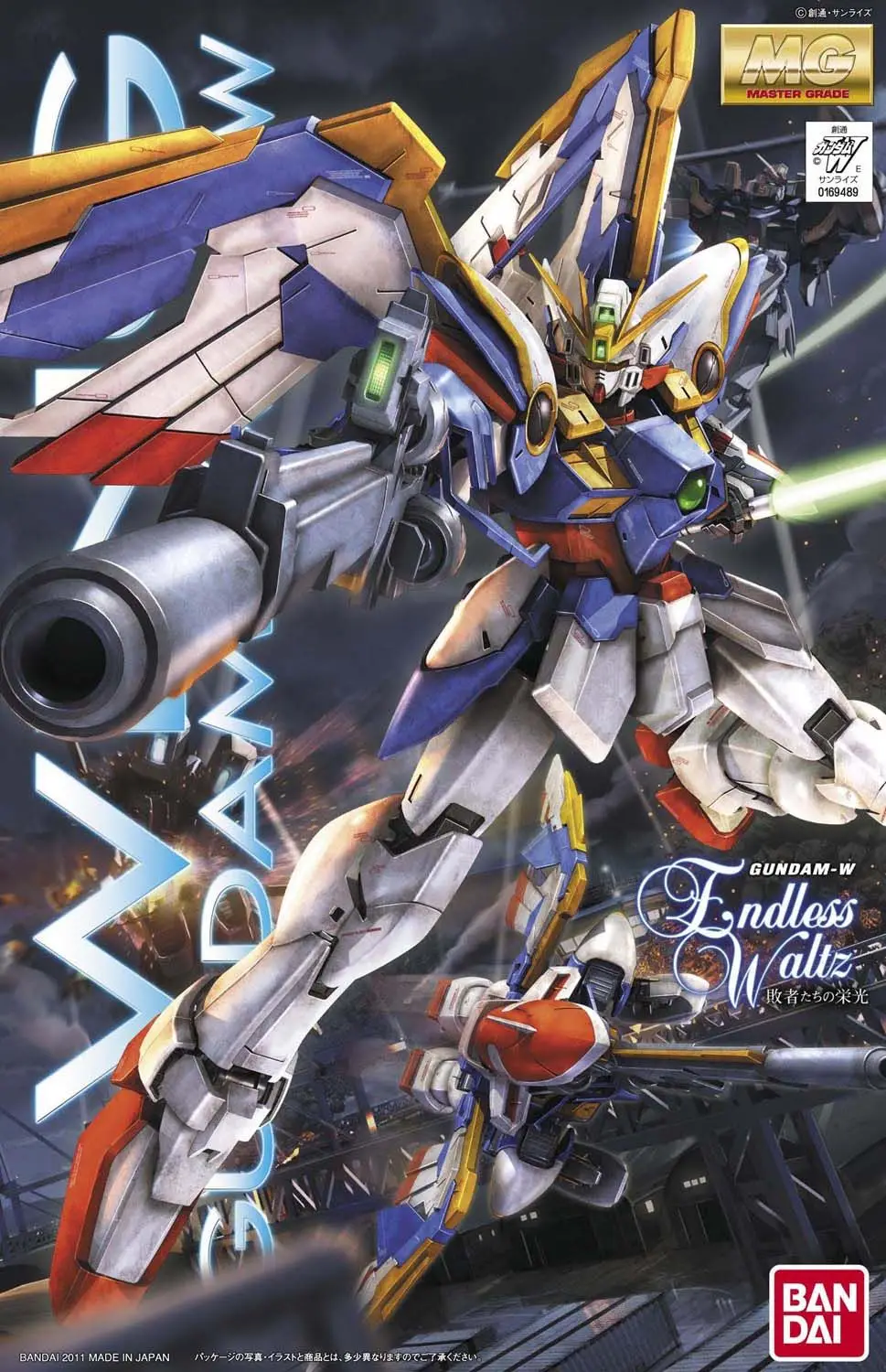 Горячее аниме MG 1/100 Wing Gundam Zero Custom Endless Waltz Ver. Ka XXXG-00W0 головоломка в собранном виде