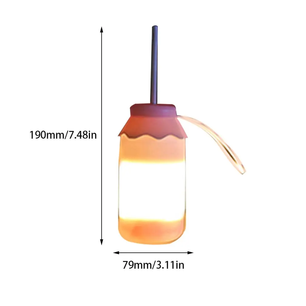 Творческий Телескопический Dimmable ночник зарядка через Usb ребенка кормление