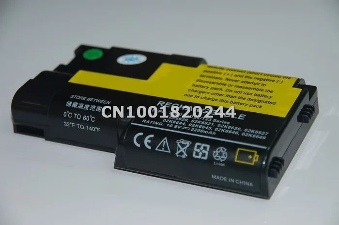 Запасная батарея Apexway для ноутбука IBM ThinkPad T20 T21 T22 T23 T24 02K6620 02K6621 02K6649 02K7025 02K7026 02K7028