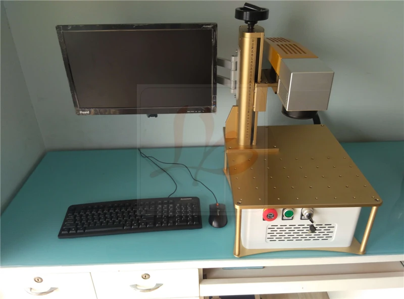 LY Новый стол все в одном FB20 волоконно-оптическая лазерная маркировочная машина с