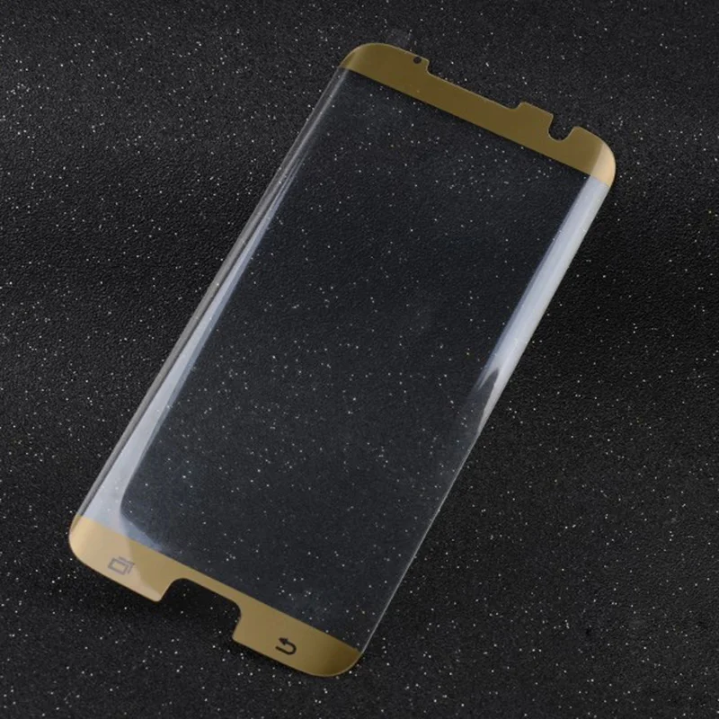 3D закаленное стекло для Samsung Galaxy S7 Edge полное покрытие круглая изогнутая