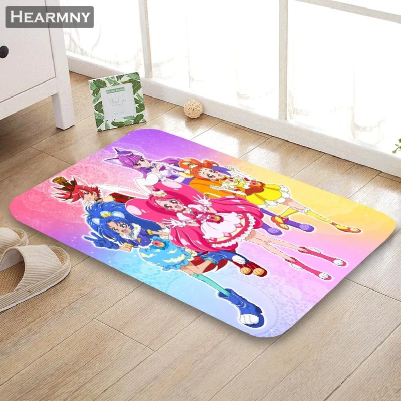 Maho Girls Precure! Коврик для двери, напольный коврик для дома, креативный коврик, супер мягкий Впитывающий Коврик для ванной комнаты, входная дверь, 40X60 см, 50x80 см - Цвет: 9