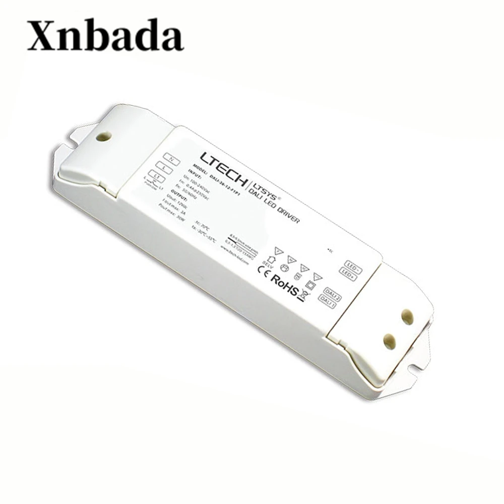 LTECH DALI 36 12 F1P1 Диммируемый драйвер светодиодов AC100 240V вход DC V 3A W выходной CV