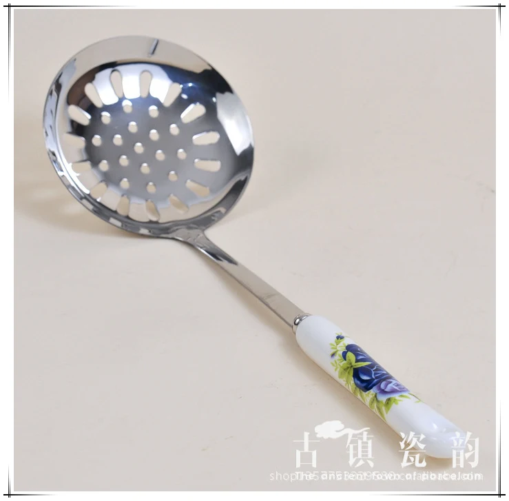 Полноценно костяного фарфора Голубая роза 6 шт кухонная техника набор утварь из