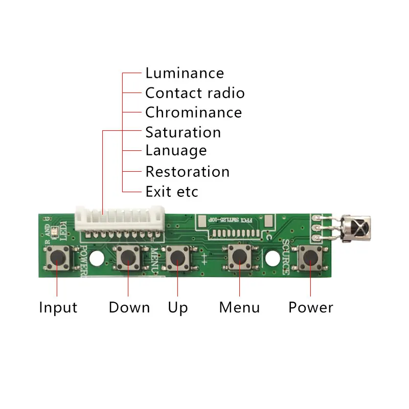 Для Raspberry Pi 3 2 ЖК экран 7 дюймов 1024*600 7300101463 E231732 TFT 50 контактов плата драйвера