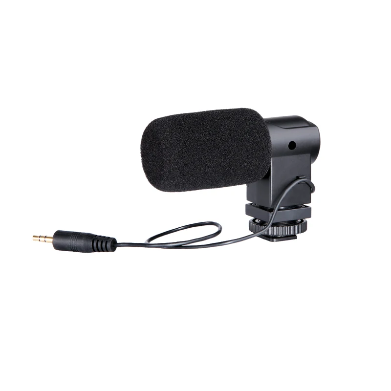 Compact Stereo X/Y Condenser Microphone 3.5mm TRS Output for Canon Nikon Sony Panasonic Video SLR Camera Digital Audio Recorder |