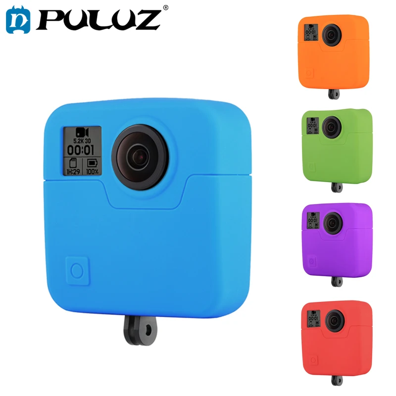 Мягкий силиконовый чехол PULUZ для GoPro Fusion защитный Go Pro Fusion|Чехлы экшн-камер| |