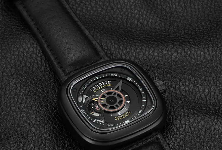 CAROTIF мужские часы автоматические механические для мужчин часы Montre Homme лучший бренд класса люкс Tourbillon наручные часы erkek коль saati