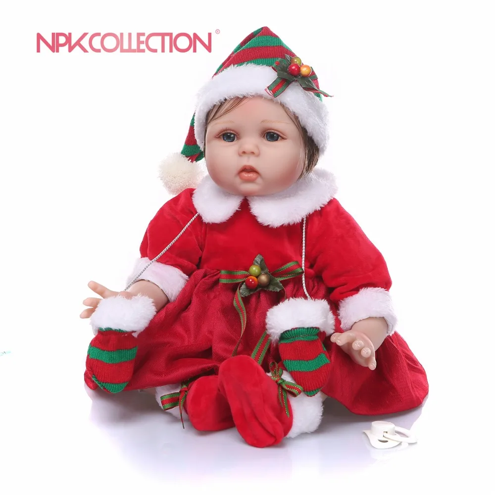 

New Reborn Baby Dolls 23 Inch Fashion Full Silicone Vinyl Bebe realistic Reborn Princess Baby Toy Kids gift boneca