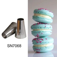 0 4mm 304 stainless steel extra large round tipnozzle macaron decorated mouth