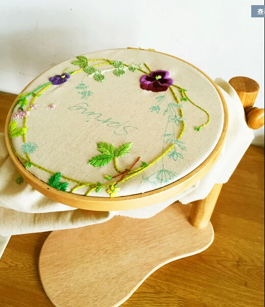 Dia28 см деревянная рама для вышивки с регулировкой по высоте | Дом и сад