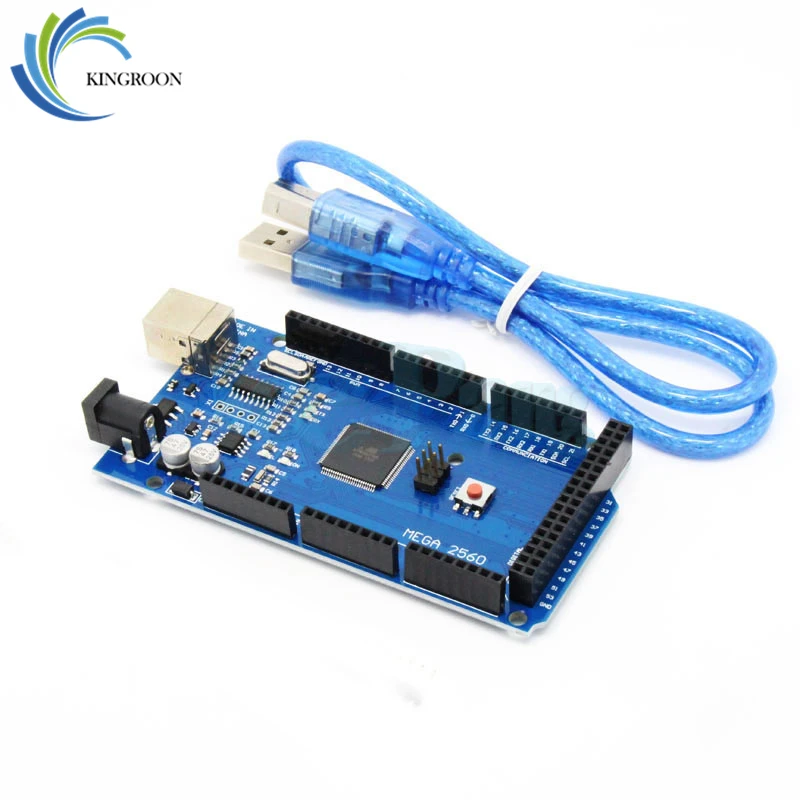USB плата KINGROON MEGA 2560 R3 ATmega2560 AVR + Бесплатный usb кабель для Arduino MEGA2560 R3|cable arduino usb|cable for