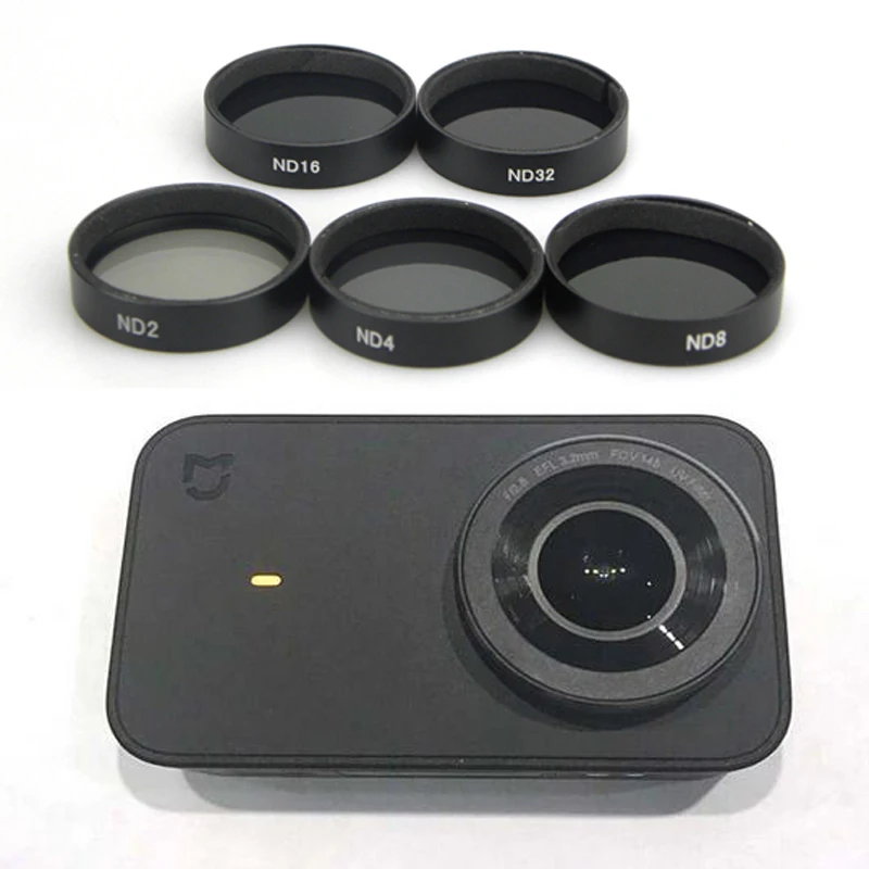 Фильтр JINSERTA ND2/ND4/ND8/ND16/ND32 для оригинального Xiaomi Mijia Smart Car recorder для Xiaomi Mijia 4K экшн-камеры