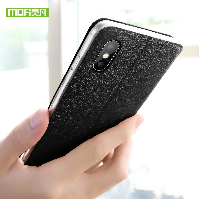 Mofi Business For iphone x case for cover soft silicone back funda ultra thin apple flip leather |