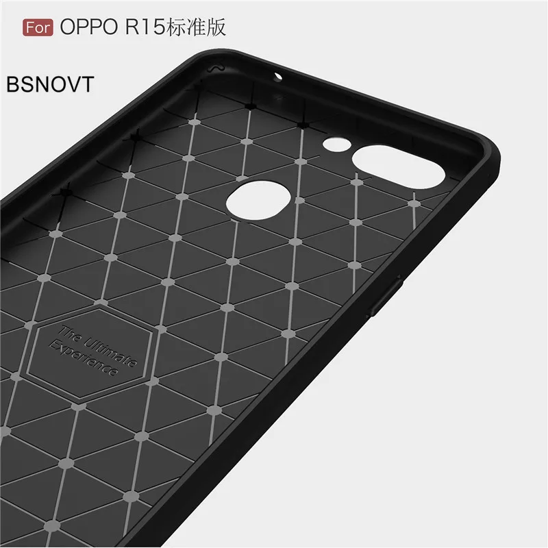 BSNOVT OPPO R15 чехол противоударный силиконовый матовый для телефона телефон Fundas R 15