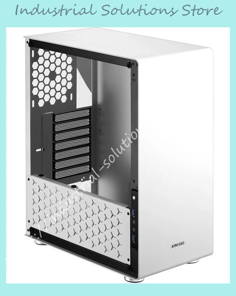Чехол U4 блок питания ATX Алюминий шасси толщиной 5 мм закаленное стекло боковые панели компьютера