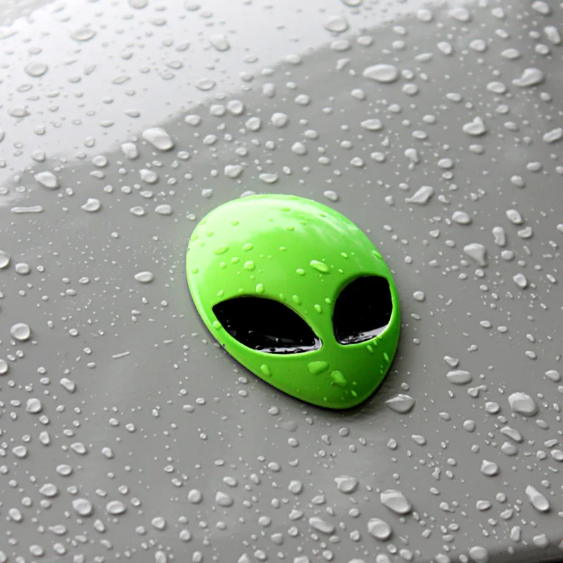 1 шт. забавные персонализированные автомобильные наклейки металлические 3D