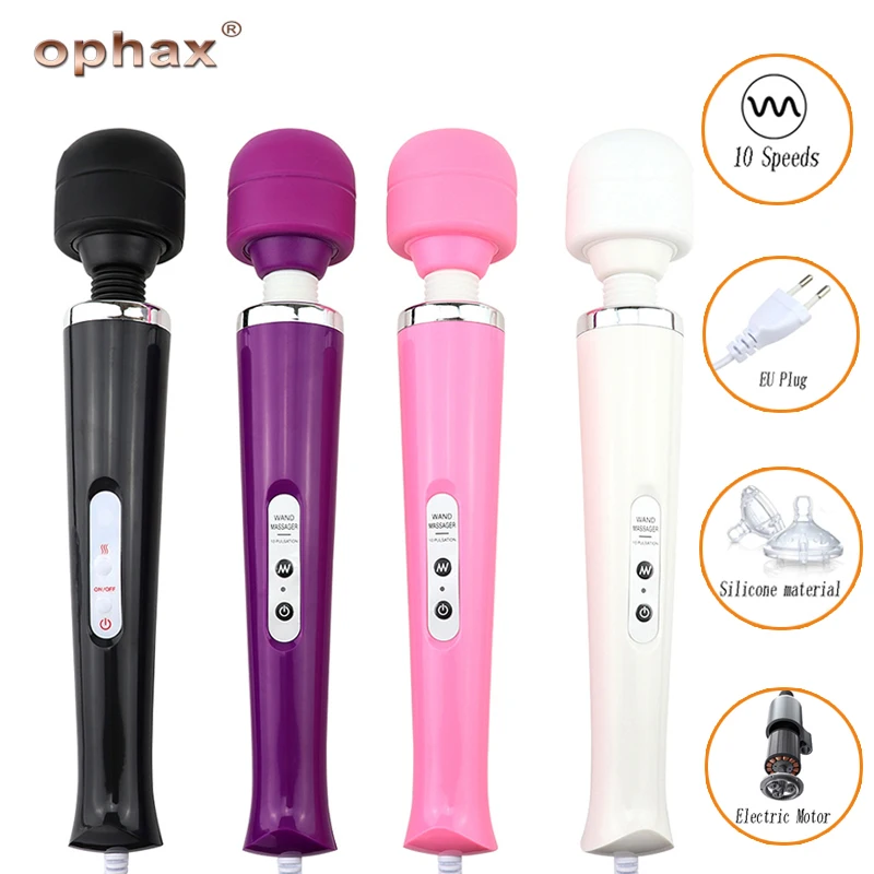 OPHAX 10 скоростной Электрический Волшебная палочка массажер с мотором массаж всего