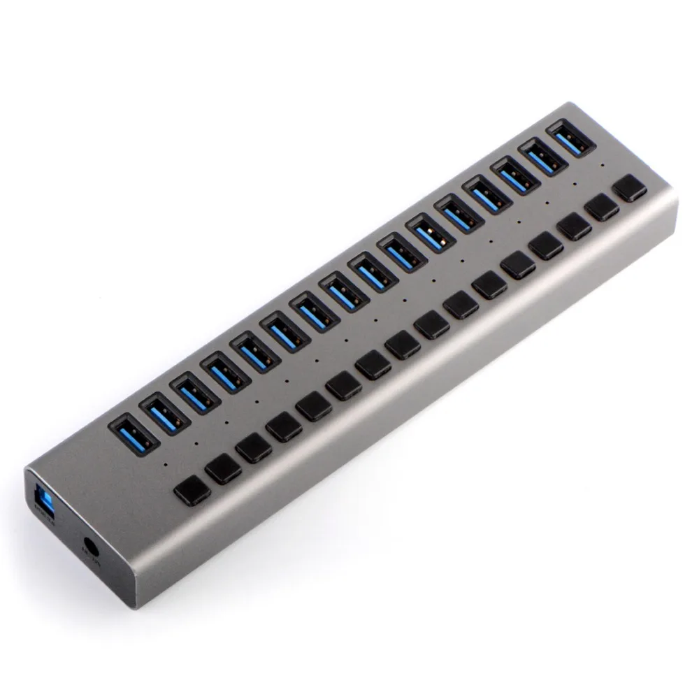 Acasis USB 3 0 концентратор 16 портов высокоскоростной 5 Гбит/с сплиттер промышленный со