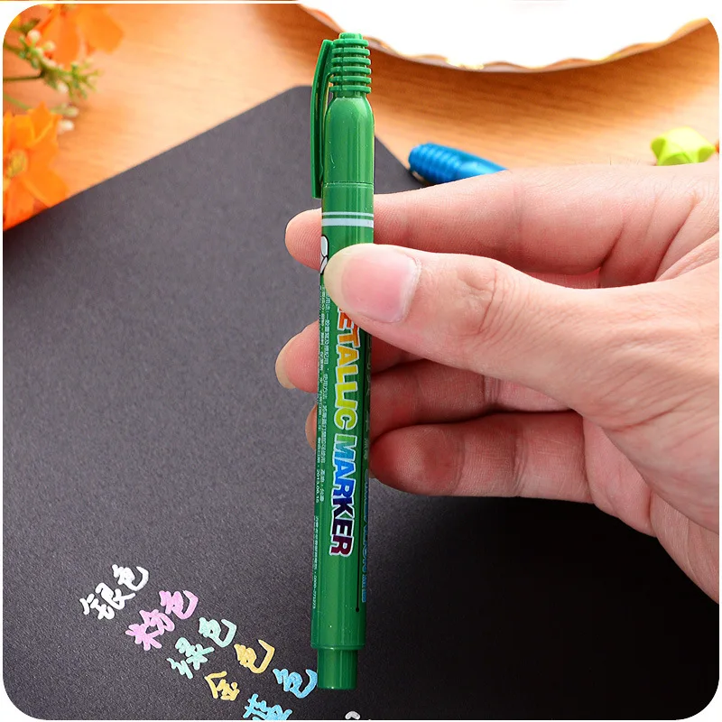 5 шт. металлик Цвет ручкой отметки для компакт-дисков стеклокерамика