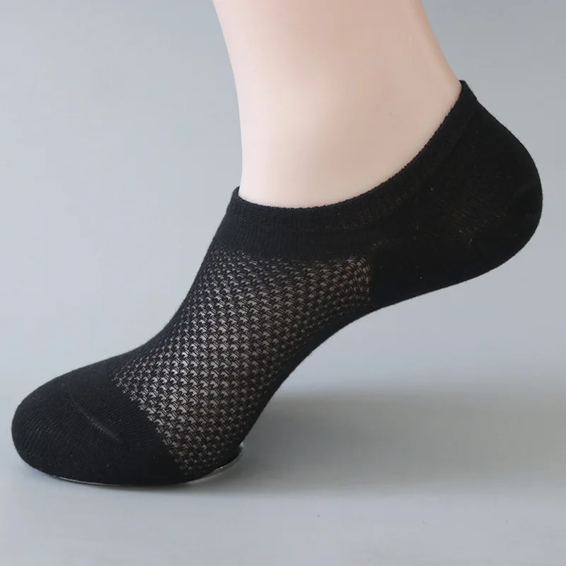Мужские невидимые хлопковые носки мужские башмачки с низкой талией силиконовые