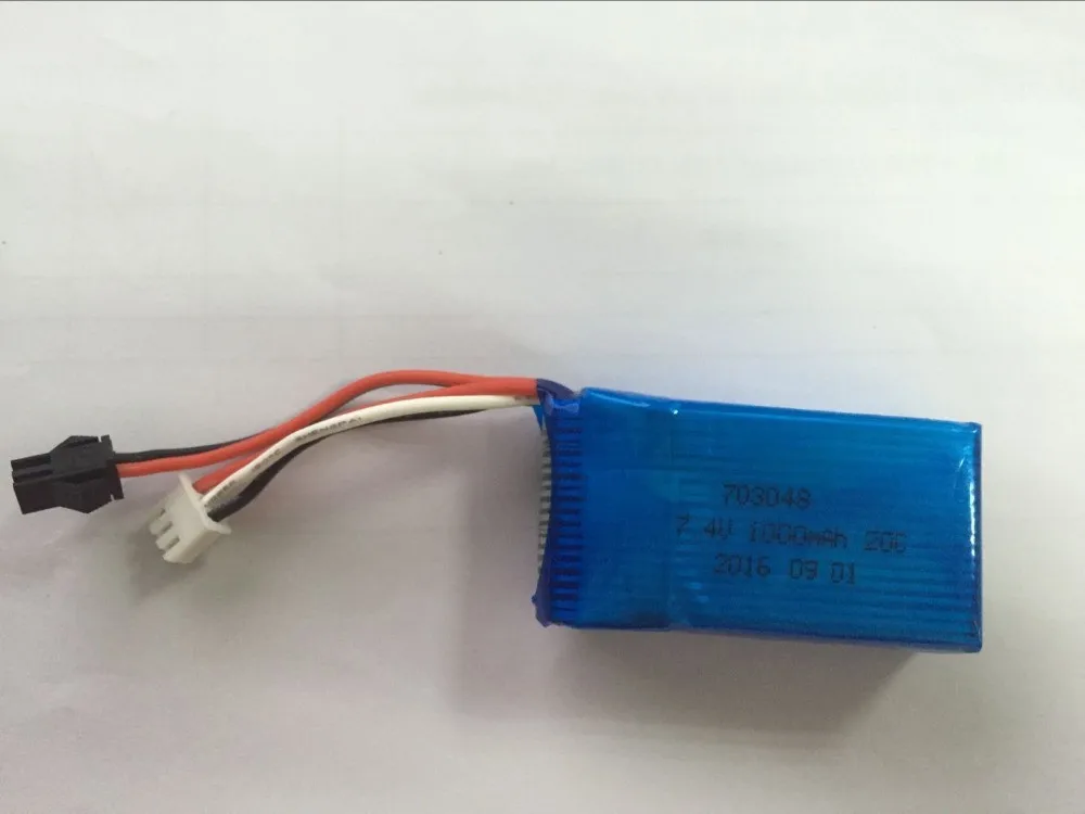 1pcs 7.4V 1000mAh Lipo battery 20C for WLtoys V912 / V262 V353 V333 | Игрушки и хобби