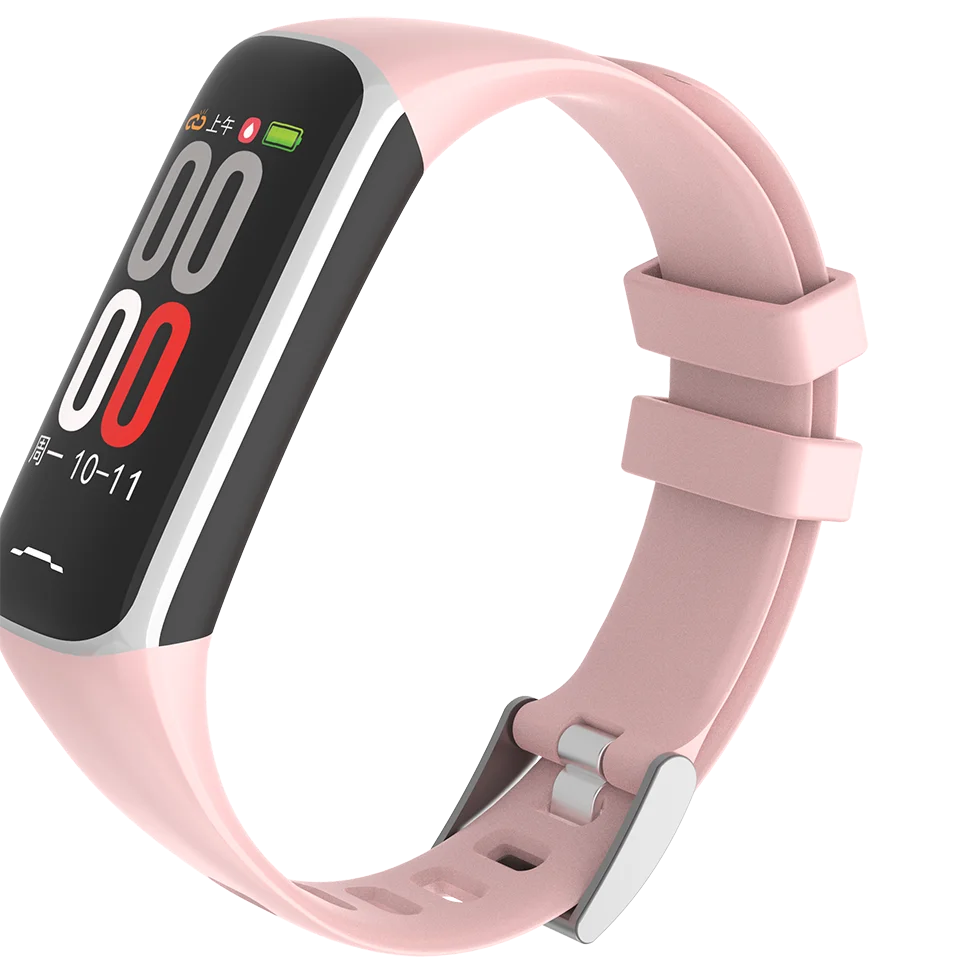 B2 Фитнес браслет женский цветной экран измерение давления часы мониторинг сна