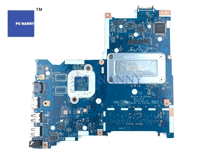 PCNANNY материнская плата 854937-601 854937-001 аккумулятор большой емкости BDL50 LA-D704P для hp 15-AY i5-6200U материнская плата с процессором для ноутбука