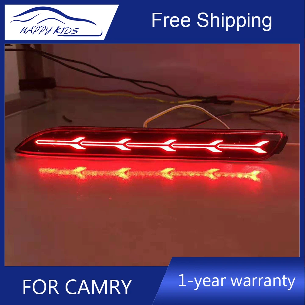 2 шт. автомобильный Светодиодный отражатель заднего бампера стоп сигналы красные