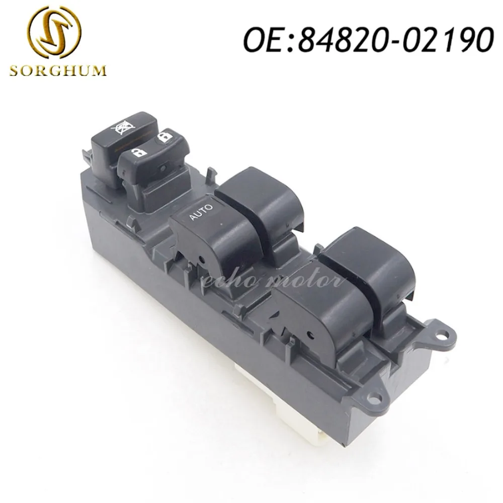 

New 84820-02190 For 2007-2012 Toyota Camry Power Window Master Control Switch 84810-32080, 901-704