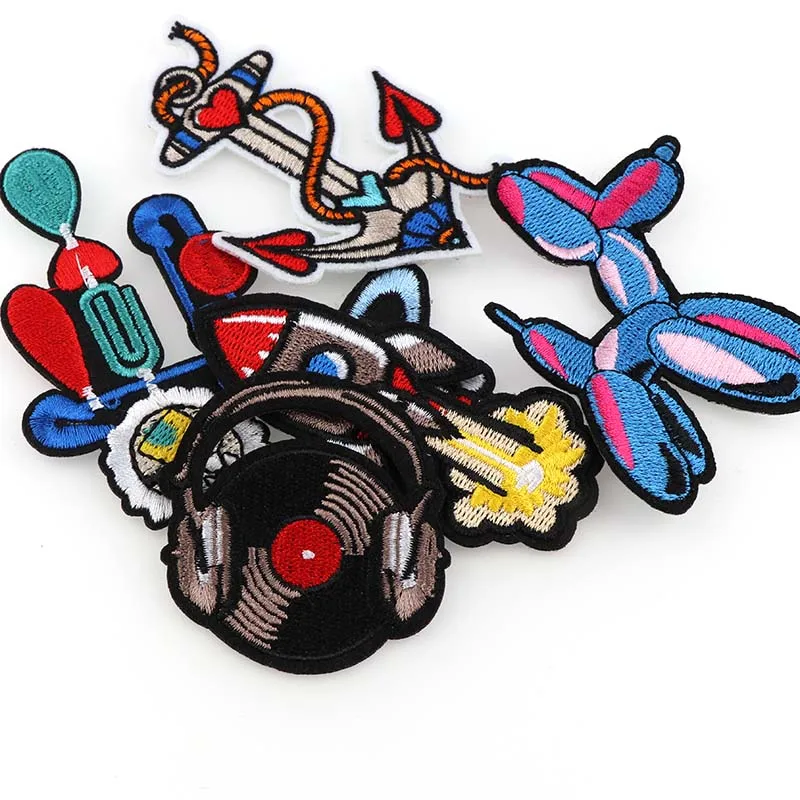 1 шт. космическая ракета корабль Железный значок нашивки вышитая аппликация