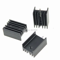 100 pieces lot 21x15x11mm ic heatsink to 220 to220 triode heat sink integrated circuit