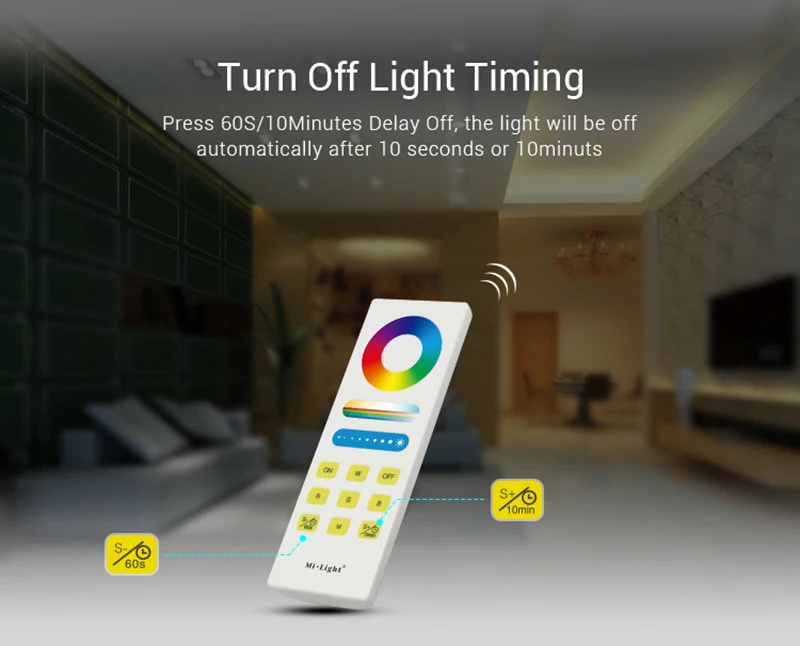 Умный светодиодный пульт дистанционного управления FUT088 Mi light 2,4G RF Touch Пульт дистанционного управления для светодиодных лампочек