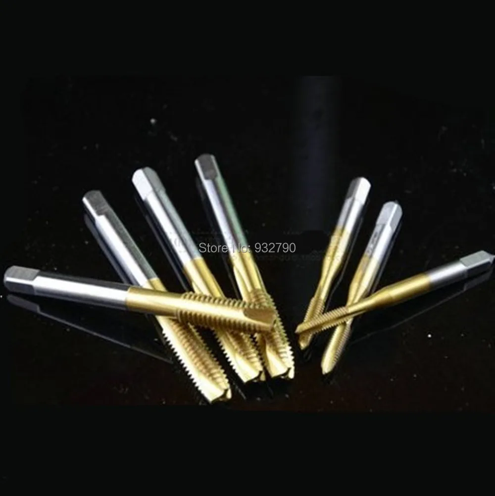 7 шт. машина спиральный узор заглушка кран винтовые краны высокопрочная сталь HSS Ti