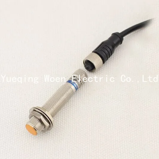 

LJ12A3-2-J/DZ-G M12 NC AC 2mm Approach Sensor Inductive Proximity Switch With aviation plug 36-250VAC