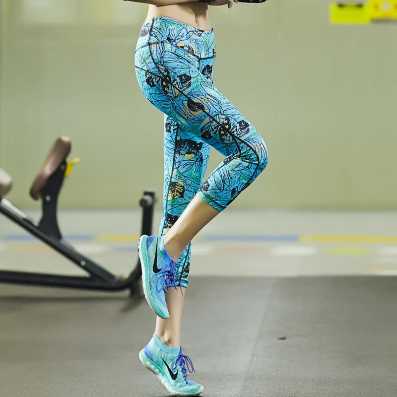 Сексуальные штаны для йоги с 3D принтом Леггинсы Seventh and Ninth спортивные колготки
