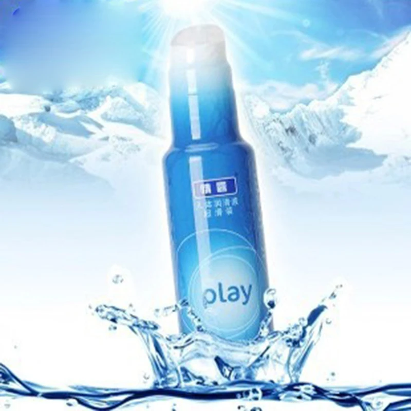 Смазка на водной основе для анального и вагинального массажа очень скользкая