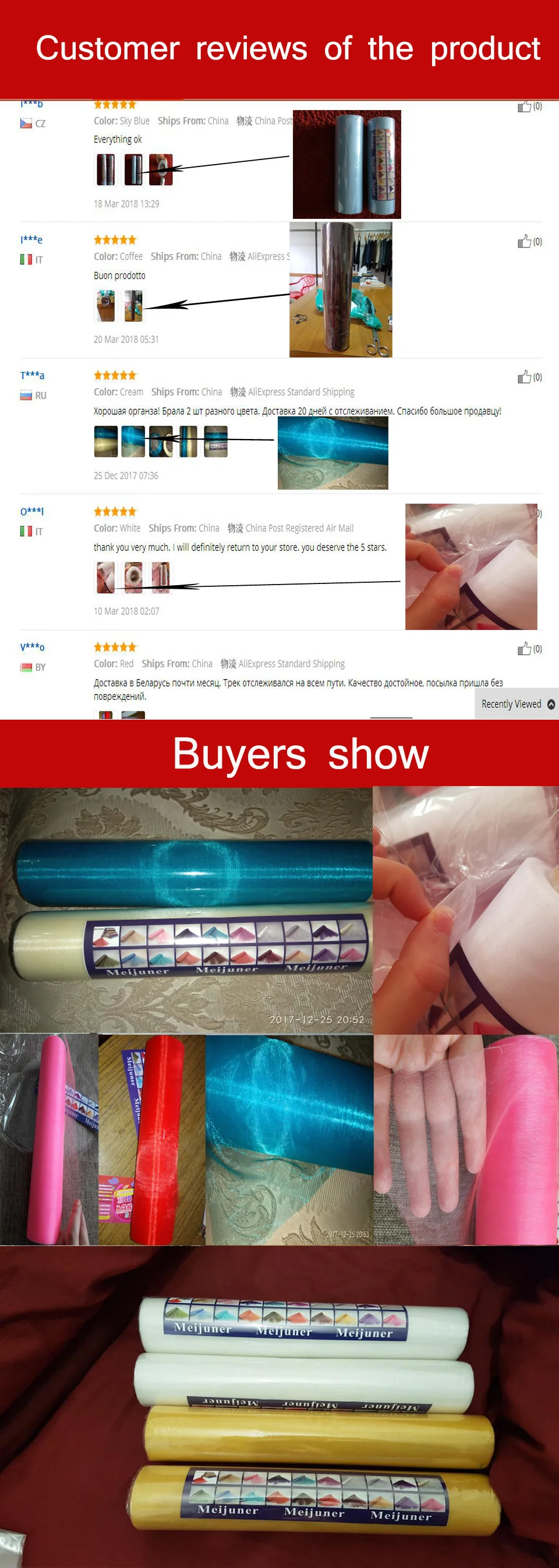 Meijuner 26 м X 29 см рулон органзы Свадебная вечеринка украшения DIY Ткань для юбки-пачки декоративные поделки Рождество Дети королева юбки тюль рулон