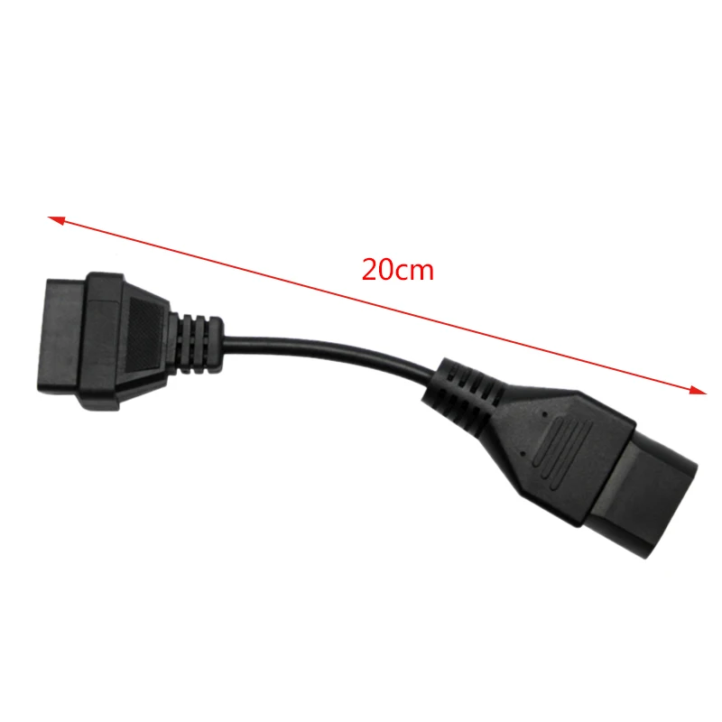 Для Mazda 17pin до 16pin Obd2 Obd Ii кабель Соединительный для 17 Pin адаптер | Автомобили и