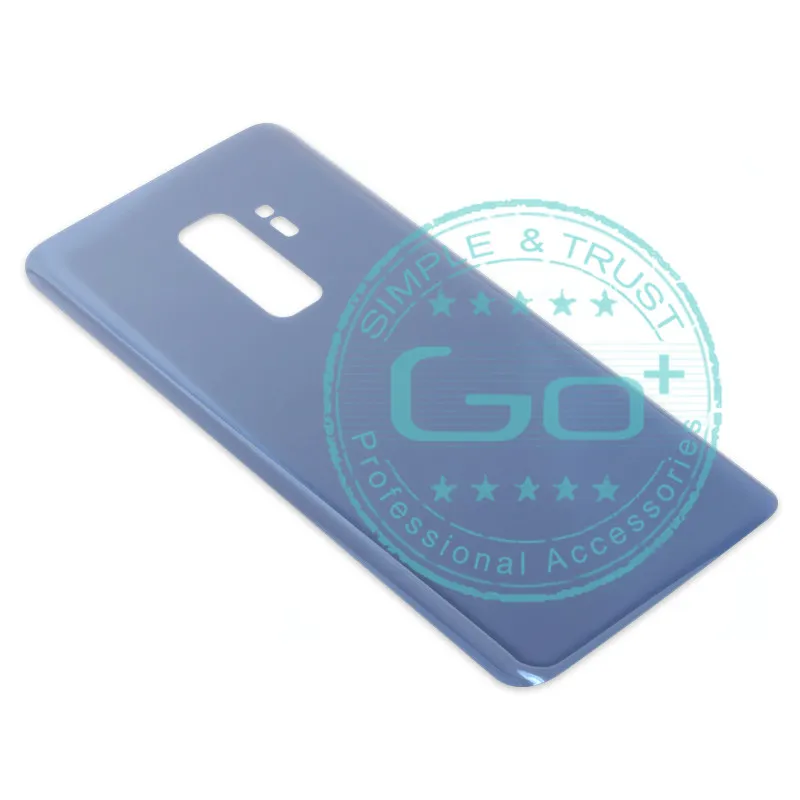 Для Samsung Galaxy S9 + задняя крышка для аккумулятора стекло пластик Plus G965 корпуса