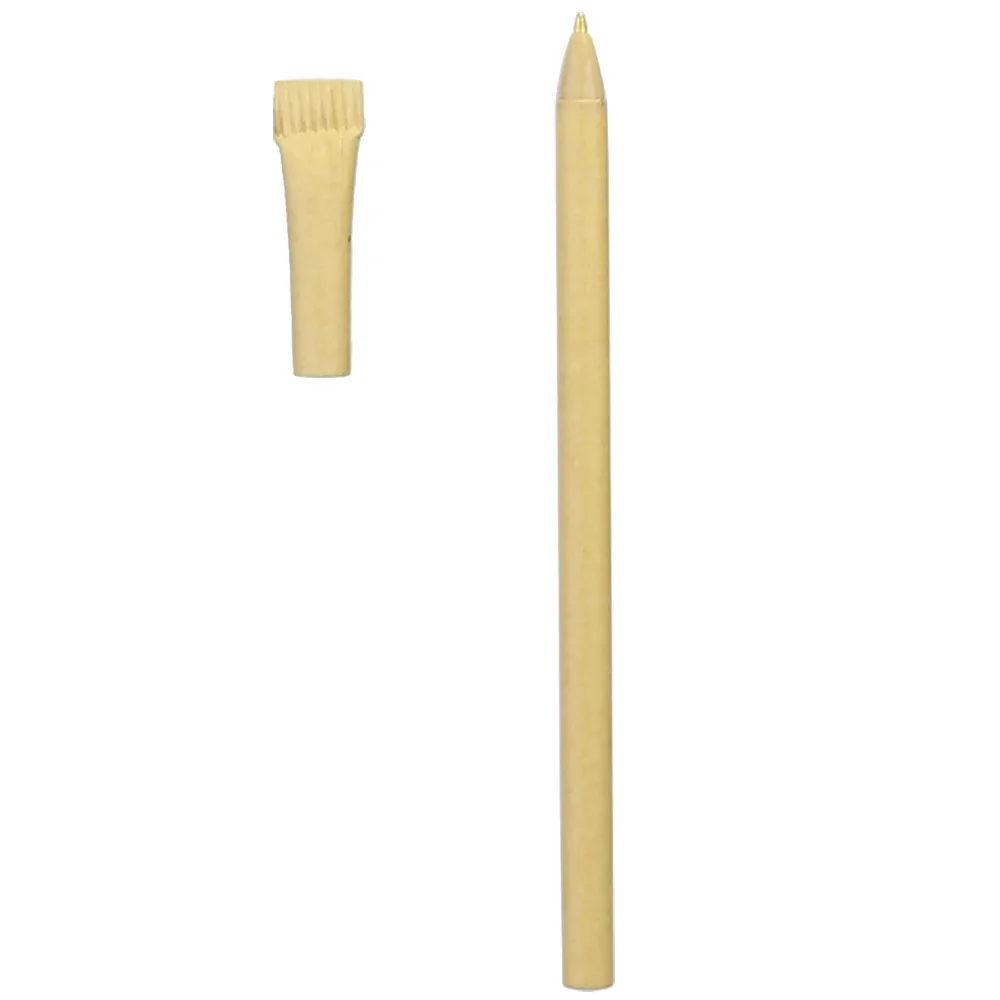 Tanie Lot 1000 Szt. Szczupła Eko Papierowa Kulka, Przyjazna Dla środowiska, Uczciwa Reklama Długopis, Dostosowana Promocja Firmy Tekst I Logo Prezent