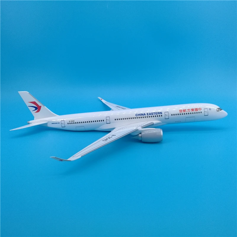 

47cm Eastern Airlines A350-900 aircraft model Eastern B-304D A350 airplane airbus model passenger creative toys gift ornaments